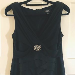 Adrianna Papell black dress-Sz 14